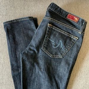 AG Adriano Goldschmied “The Stilt” Dark Denim Jeans 28R